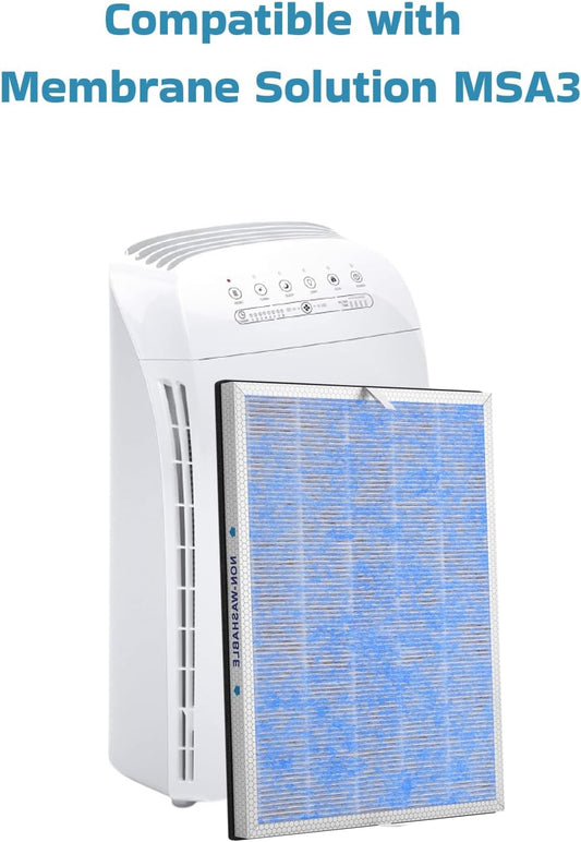 MSA3 True HEPA Filtro de repuesto compatible con Membrane Solutions MSA3 y...
