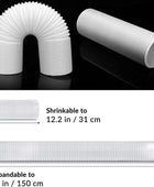 Manguera de aire acondicionado portátil, ventilación de escape portátil de 5...