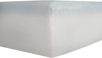 Divine Colchón de espuma viscoelástica de 8 pulgadas, cama individual XL en una