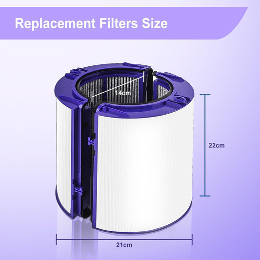Filtro de repuesto 2 en 1 compatible con Dyson PH01 HP07 HP10 TP07 TP10 TP09