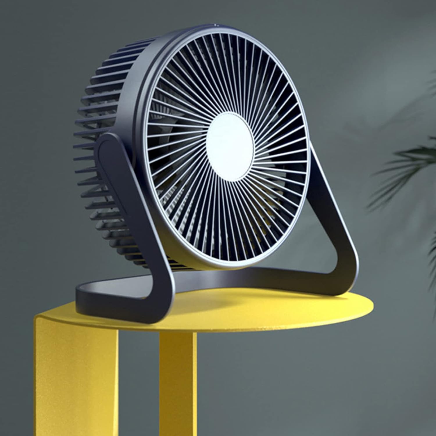 Ventilador de escritorio de 9 pulgadas, ventilador USB de 2 velocidades, fuerte...