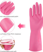 Guantes de limpieza de goma, 3 o 6 pares para el hogar, guantes reutilizables