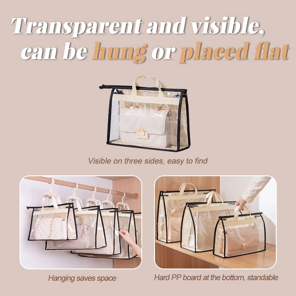 Organizador de almacenamiento de 5 piezas para colgar bolsos, no tejido,...