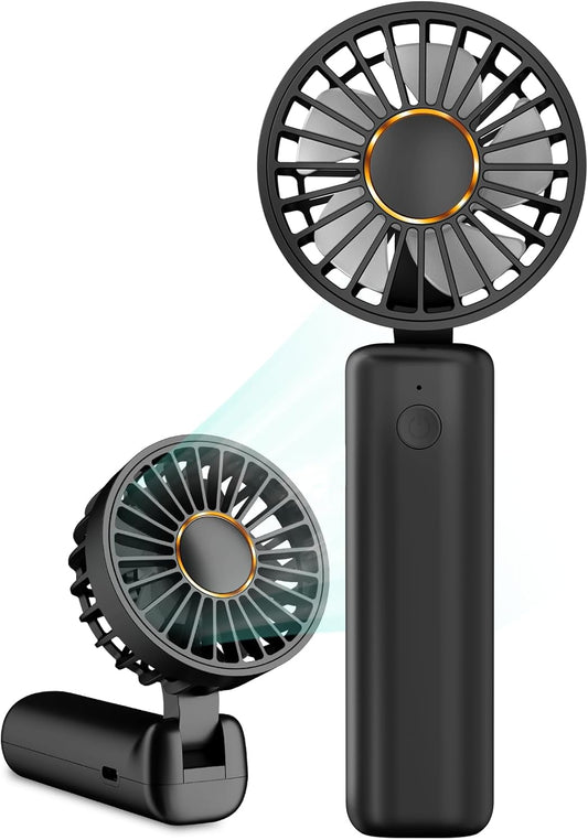 Ventilador de mano portátil, mini ventilador de escritorio plegable de 2000...