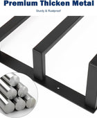 NearMoon Toallero colgante para baño, toallero de metal grueso con estante de...