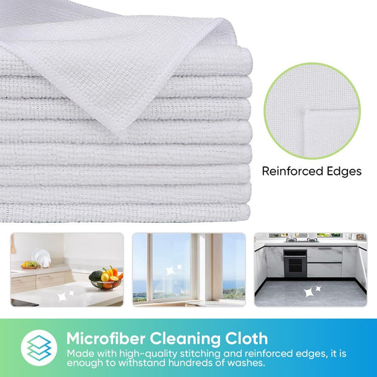 Paños de limpieza de microfibra, paquete de 24 toallas de limpieza para cocina,