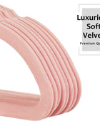 VECELO Perchas de terciopelo de alta calidad resistentes (paquete de 60),...