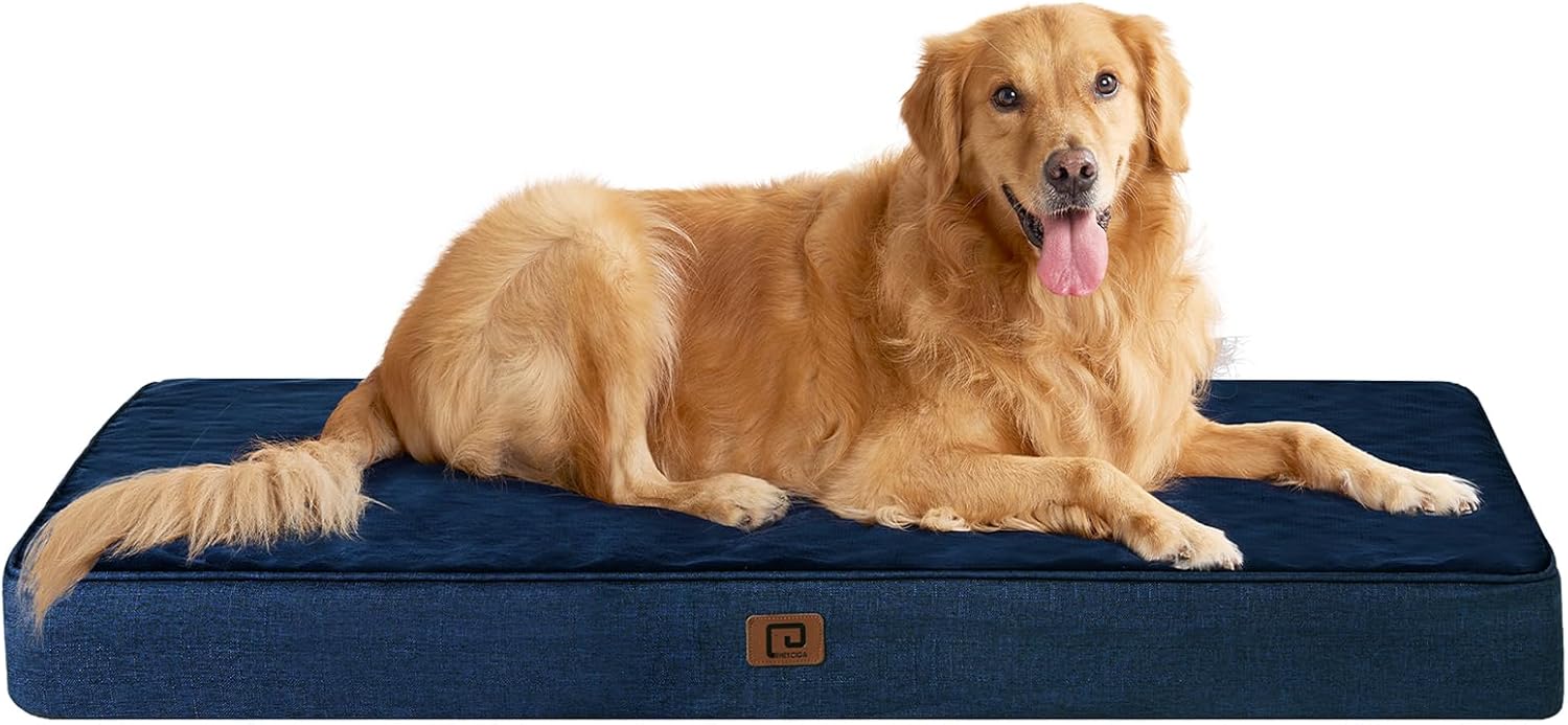 EHEYCIGA Camas ortopédicas de espuma viscoelástica para perros extra grandes...