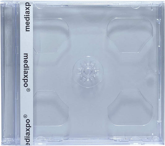 Estuche estándar doble CD Jewel de 0.409 in, capacidad doble, capacidad para 2...