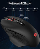 Redragon M656 Gainer - Mouse inalámbrico para juegos, 4000 DPI 2.4Ghz Gamer...