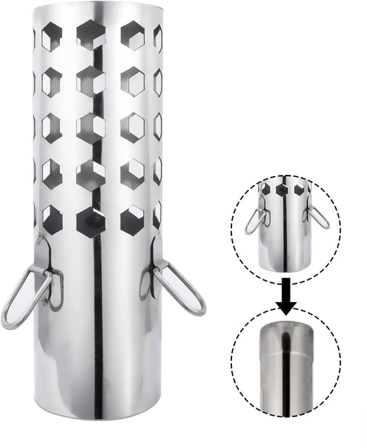 SoloWilder Tubo de estufa de leña Spark Arrestor Male Head Version 2.36