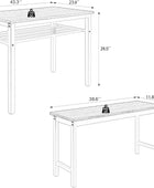 Juego de mesa de comedor para 4 modernos juegos de comedor de granja con 2