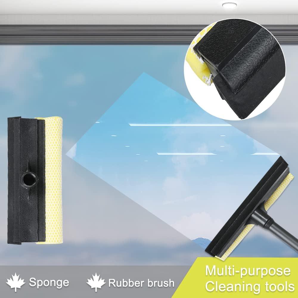 Window Squeegee Cleaning Tool 2 in 1 Window Cleaning Car Squeegee Windshield