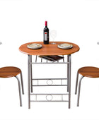 Mesa de cocina de 3 piezas, juego de mesa de comedor, juego de mesa de cocina