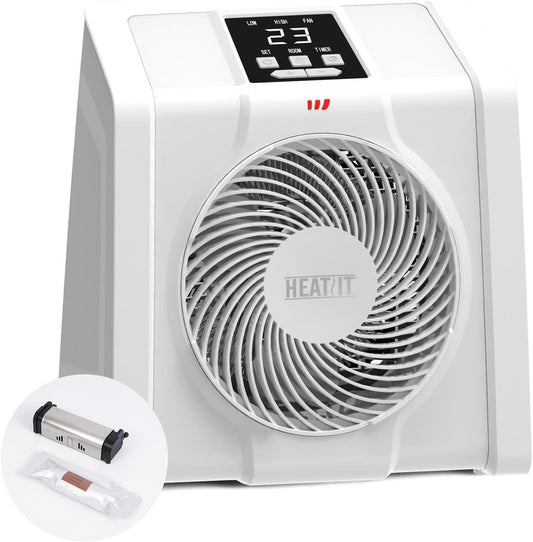 Calentadores eléctricos de 1500 W con termostato portátil para interiores con