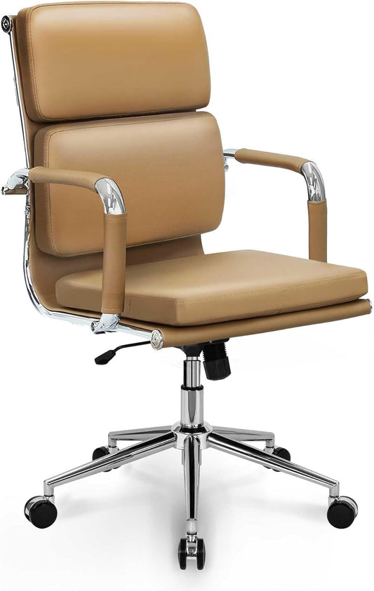NEO CHAIR Escritorio de oficina, silla ergonómica ejecutiva de cuero, respaldo...