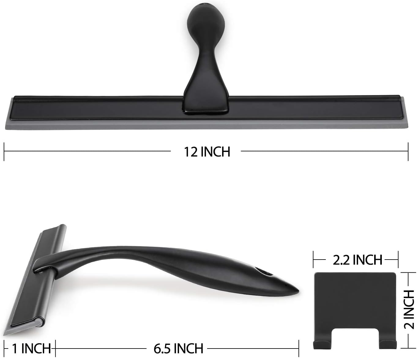 Limpiavidrios multiuso para limpieza de puertas de ducha, baño, ventana y