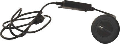 KD Compatible Power Dos Botón Control Mano Redondo con Luz Trasera LED Azul USB