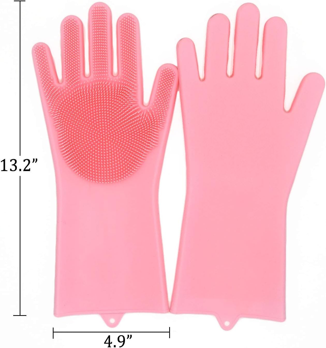 FENGYE Guantes mágicos de silicona para lavar platos, esponja de cepillo de