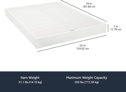 Tienda Basics Base de cama con somier inteligente, base de colchón de 7