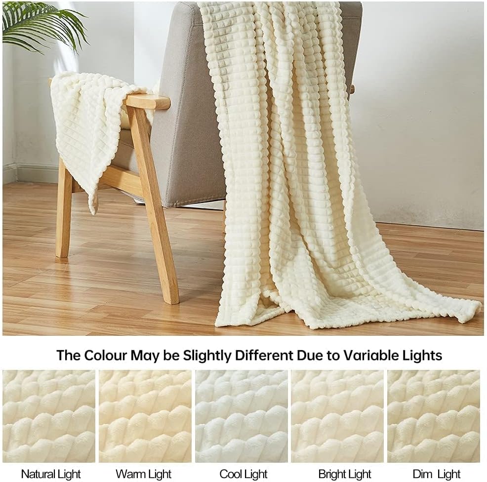 Simple&Opulence - Manta de microfibra de lujo súper suave con diseño de...