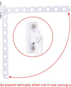 COTTAGE LIFE Percha de ropa de montaje en pared, perchero blanco, montaje en...