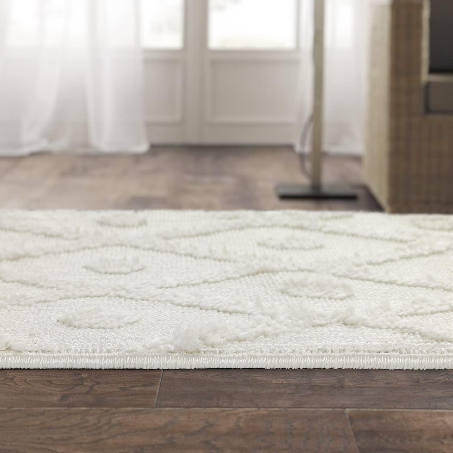 Antep Rugs Palafito - Alfombra de pasillo para interiores con textura...