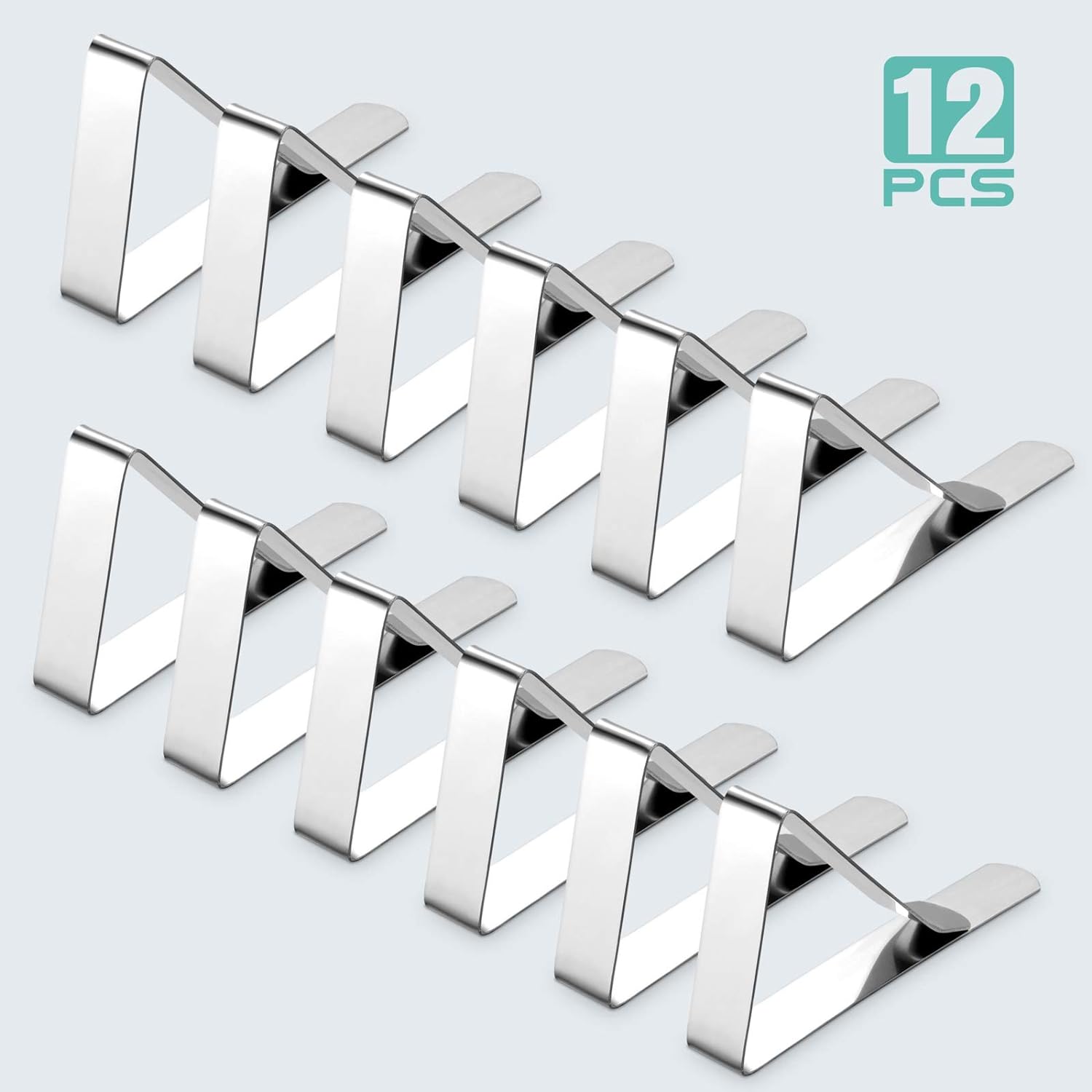 Paquete de 12 clips para mantel  Clips de mesa de picnic resistentes,...