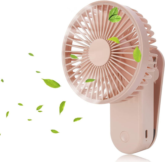 Mini ventilador portátil con clip, ventilador de cochecito con batería USB...