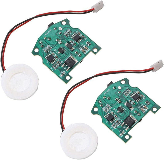 Paquete de 2 DC 3.7V-12V D20mm 113KHz ultrasónico Mist Maker atomización Maker