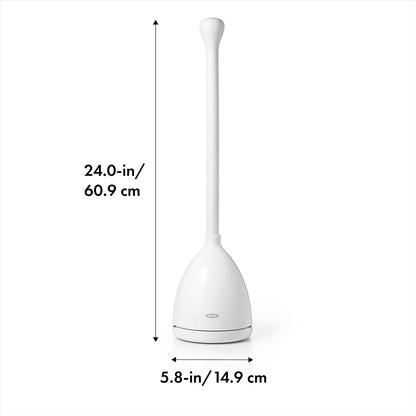 OXO Good Grips Émbolo de inodoro con soporte