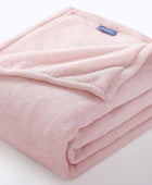 CozyLux Manta de forro polar para sofá, color rosa, 10.58 ozm, suave, ligera,...