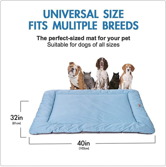 Cama para perro de campamento de 40 x 32 pulgadas, al aire libre, impermeable,...