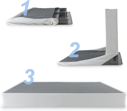 Somier y base de colchón plegables de Sleep Master, Acero