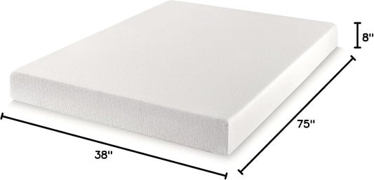 Best Price Mattress - Colchón individual de 8 pulgadas en una caja, espuma...