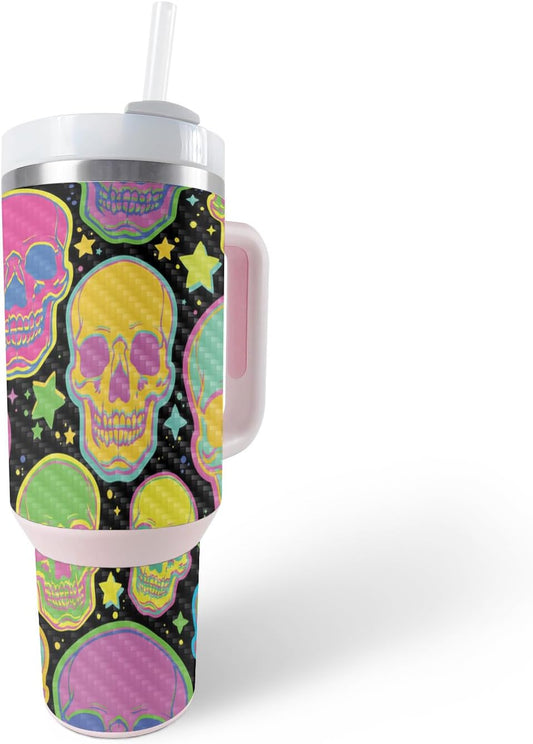 MightySkins Skin - Vaso de vinilo compatible con Stanley The Quencher H2.0...