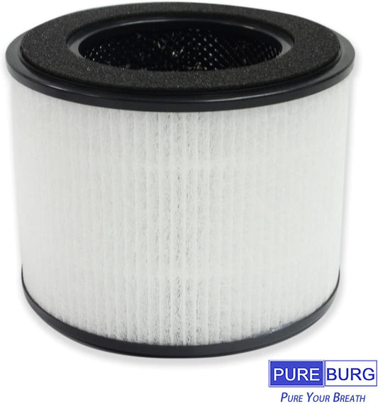 PUREBURG Filtro de repuesto compatible con purificadores de aire HIMOX H02 y...