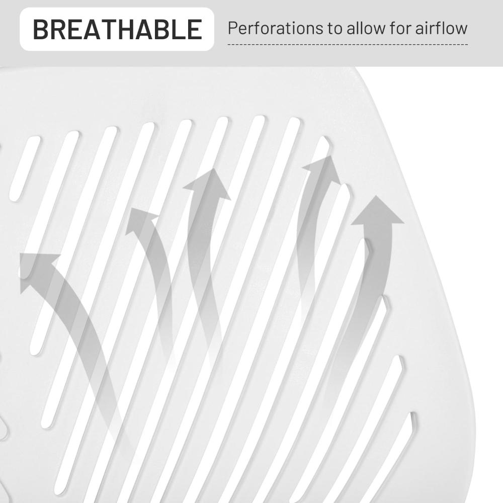 Silla Furniturer, Ergonómica, Siento De Malla Giratoria Con Altura Ajustable