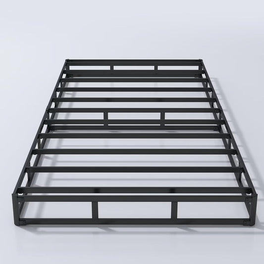 Base de colchón de metal resistente de 5 pulgadas, capacidad máxima de peso de
