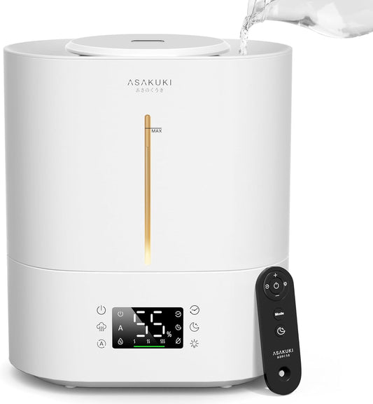 ASAKUKI Humidificadores para habitación grande de dormitorio, humidificadores...