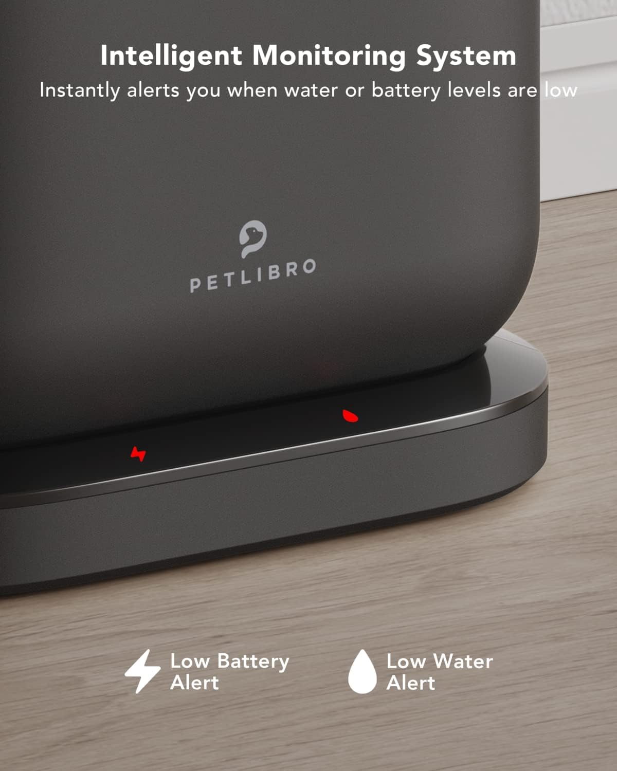 PETLIBRO Fuente de agua para gatos, fuente inalámbrica para mascotas, funciona...