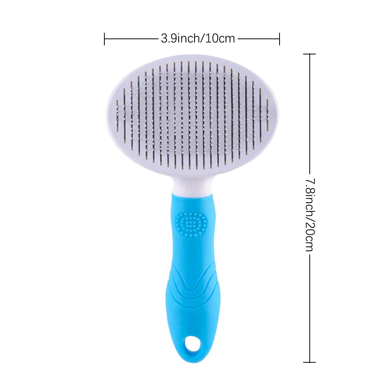 Cepillo deslizante de autolimpieza para gatos, cepillo de gato amigable con la...