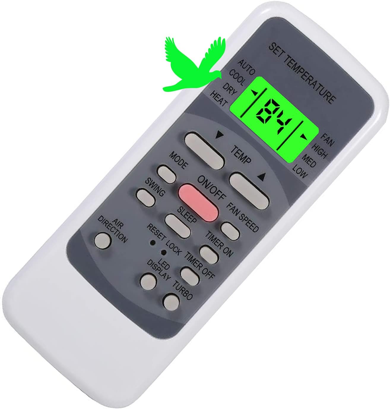 Mando a distancia de repuesto para aire acondicionado Arctic King AC EWK+06CR5...