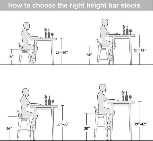 Taburetes de bar giratorios de altura de mostrador con respaldo de cocina,