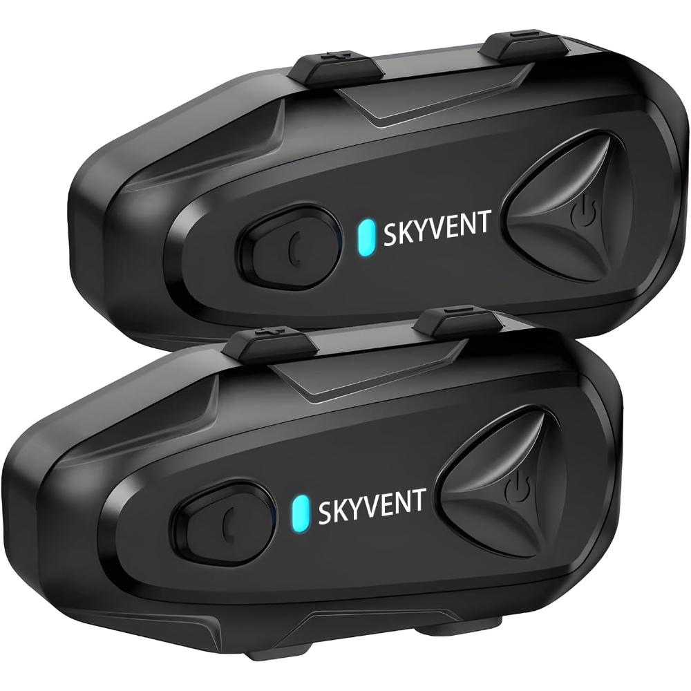 Intercomunicador de auriculares con sistema de comunicación Bluetooth SKYVENT