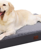 MIHIKK Cama ortopédica impermeable para perros de tamaño mediano para jaula con...