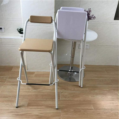 Taburete plegable para el hogar, silla de bar de 2729 pulgadas, taburete alto