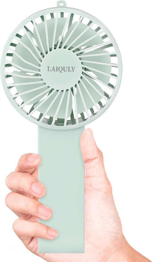 Ventilador de mano, ventilador portátil personal de 3 velocidades, ajustable,...