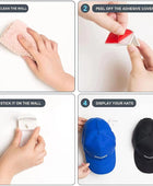 A&H Zier Perchero para gorras de béisbol, ganchos adhesivos para la pared,...