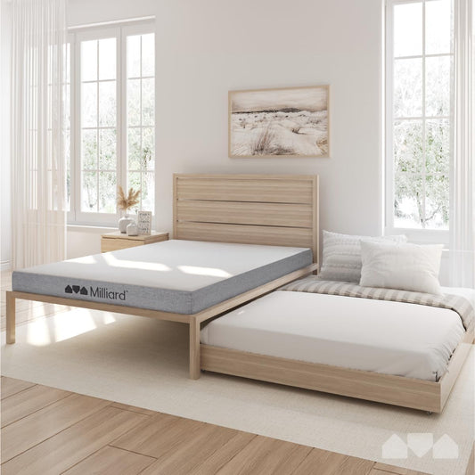 Colchón de espuma viscoelástica de 5 pulgadas para litera, sofá cama, nido o